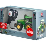 SIKU Radio Commande - Véhicule Miniature - Coffret Tracteur John Deere avec Télécommande Infrarouge, Voiture télécommandée Tracteur
