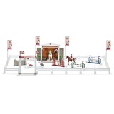 Schleich Horse Club - Grande course de chevaux avec des cavaliers et des chevaux, Figurine 42338
