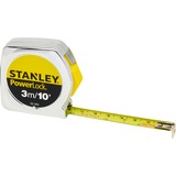 Stanley Mètre à ruban Powerlock ABS 3 mètres/ 10 pieds (ft), largeur 12.7mm