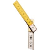 Stanley Règle pliante en bois - jaune/blanc, Télémètre 2m - 15mm