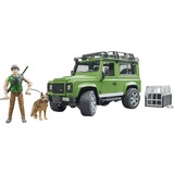 bruder Land Rover Defender Station Wagon, Modèle réduit de voiture Vert/Noir, 02587