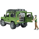 bruder Land Rover Defender Station Wagon, Modèle réduit de voiture Vert/Noir, 02587