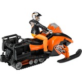 bruder Motoneige avec conducteur et accessoires, Modèle réduit de voiture Orange/Noir, 63101