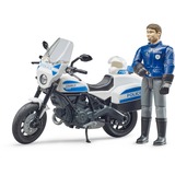 bruder Scrambler Ducati bworld Moto de police, Modèle réduit de voiture 62731