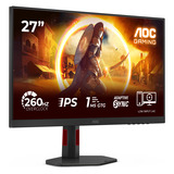 AOC 27G4ZR 27" Moniteur gaming  Noir/Rouge, 260Hz (OC), HDMI, DisplayPort