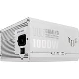 ASUS TUF Gaming 1000W Gold White Edition alimentation  Noir, 4x PCIe, gestion complète des câbles, 1x 12VHPWR