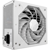 ASUS TUF Gaming Gold White Edition alimentation modulaire 1000 watt Blanc, 1x 12V-2x6, 4x PCIe, 1000 W, 100 - 240 V, Actif, 130 W, 1000 W, 130 W
