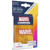 Asmodee Marvel Champions - Marvel Orange Art sleeves (50+1), Étui de protection Orange