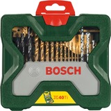 Bosch X-Line 40pièce(s), Perceuse, ensembles embouts Vert, Perceuse, 6,5 mm, 2,5 cm, 40 pièce(s)