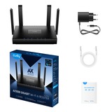 Cudy AX3000 Gigabit Wi-Fi 6 Mesh Router, Routeur maillé Noir, WR3000, Cudy Mesh