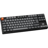 Keychron K8 Max-J3Z RGB clavier mécanique Noir, Layout BE (AZERTY), Keychron Super Brown, 80 % (TKL), Hot-swappable, Bluetooth, 2.4GHz