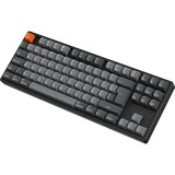 Keychron K8 Max-J3Z RGB clavier mécanique Noir, Layout BE (AZERTY), Keychron Super Brown, 80 % (TKL), Hot-swappable, Bluetooth, 2.4GHz