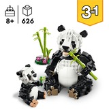 LEGO Creator 3-in-1 - Faune et flore: famille panda, Jouets de construction 31165