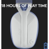Logitech G435 LIGHTSPEED, Casque gaming Blanc, Bluetooth, Pc, PlayStation 4, PlayStation 5
