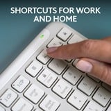 Logitech clavier Blanc, Layout US-International (QWERTY)