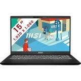 MSI Modern 15 H (C13M-208BE) 15.6" PC portable  Noir | Core i5-13420H | Iris Xe Graphics | 16 Go | 512 Go SSD