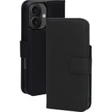 Mobiparts iPhone 16 Pro - 2-en-1 leather wallet case, Housse smartphone Noir