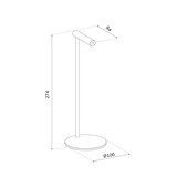 Neomounts ADS11-170SL Headset, Support Argent