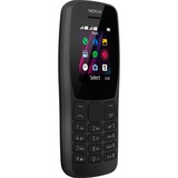 Nokia 110 4,5 cm (1.77") Noir Téléphone numérique, Mobile Noir, Barre, Double SIM, 4,5 cm (1.77"), 0,3 MP, 800 mAh, Noir