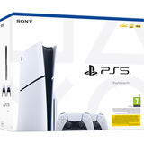 Sony PlayStation 5 Slim 1 To + 2 manettes, Console de jeu 