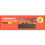SteelSeries RGB clavier gaming mécanique Gris, Layout US (QWERTY), SteelSeries OmniPoint 3.0, 80% (TKL)