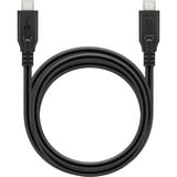 goobay USB-C 4.0 > USB-C, Câble Noir, 0,5 mètre