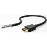 goobay USB-C > HDMI, Câble Noir, 3 mètres
