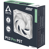ARCTIC P12 Pro PST ventilateur de boîtier Blanc, 120 x 120 x 25 mm, PWM