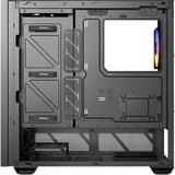 Antec  boîtier midi tower Noir/bois | 2x USB-A | 1x USB-C | Window