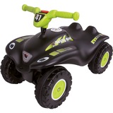 BIG Bobby-Quad Racing Voiture à roulettes, Porteur enfant Noir/vert clair