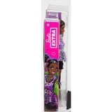 Barbie Extra Doll 7 - Top & Furry Shrug with Pet Pomeranian, Poupée 