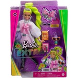Barbie Extra Doll - Neon Green Hair, Poupée 