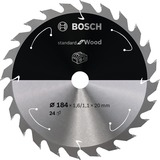Bosch 2 608 837 702 lame de scie circulaire 18,4 cm 1 pièce(s) Bois dur, Bois tendre, 18,4 cm, 2 cm, 1,1 mm, 7900 tr/min, 1,6 mm