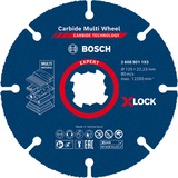 Bosch EXPERT CARBIDE MULTI WHEEL Disque de coupe Disque de coupe, Moyeu plat, Bois dur, Plastique, Carrelage mural doux, Bois avec clous, Bosch, 2,22 cm, 12,5 cm