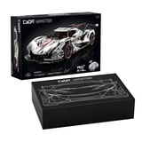 CaDA Master - V12 Hypercar, Jouets de construction Gris, C61053W, Échelle 1:8