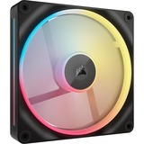 Corsair iCUE LINK LX140-R RGB PWM Reverse Fans Starter Kit, Ventilateur de boîtier Noir, 2 pièces, 4 broches PWM