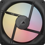 Corsair iCUE LINK LX140-R RGB PWM Reverse Fans Starter Kit, Ventilateur de boîtier Noir, 2 pièces, 4 broches PWM