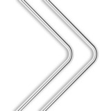 EKWB EK-Loop Metal Tube 12mm 0.8m Pre-Bent 90° - Nickel Nickel