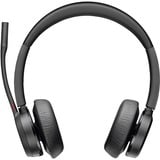 HP Poly Voyager 4320 USB-C - Teams Certified casque on-ear Noir, Support de charge inclus