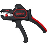 KNIPEX Dénudeur d'isolant automatique 12 62 180 SB, Pince à dénuder Noir/Rouge, coupe-fil intégré