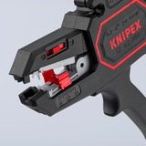 KNIPEX Dénudeur d'isolant automatique 12 62 180 SB, Pince à dénuder Noir/Rouge, coupe-fil intégré