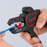 KNIPEX Dénudeur d'isolant automatique 12 62 180 SB, Pince à dénuder Noir/Rouge, coupe-fil intégré