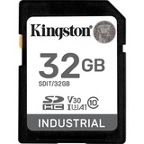 Kingston Industrial 32 Go SDHC, Carte mémoire Noir, UHS-I U3, Class 10, V30, A1