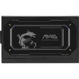 MSI MAG A1000GL PCIE5 II alimentation  modulaire 1000 watt Noir, 1x 12V-2x6, 4x PCIe