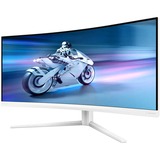 Philips Evnia 34M2C5501A 34" Moniteur UltraWide gaming incurvé  Blanc, 180 Hz, HDMI, DisplayPort, Audio, AMD FreeSync