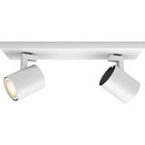 Philips Hue Hue Runner Spot à 2 lumières, Lampe à LED Blanc, 2200K - 6500K, gradable, Bluetooth