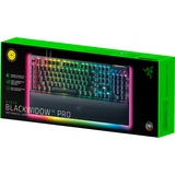 Razer BlackWidow V4 Pro RGB clavier gaming mécanique Noir, Layout US (QWERTY), Razer Yellow, 100%