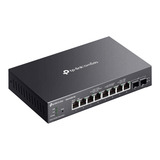 TP-Link Omada SG2210XMP-M2 Smart Switch 8 ports 2.5GBASE-T Noir, 8x PoE+, 2x 10GE SFP+