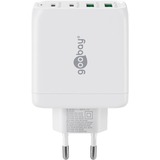 goobay 68W GaN USB-C PD Multiport Quick Charger, Chargeur Blanc