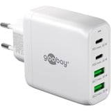 goobay USB-C PD Multiport Quick Charger (68 W), Chargeur Blanc